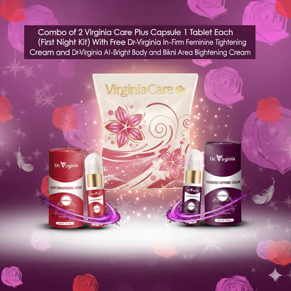 Combo_of_2_Virginia_Care_Plus_Capsule_1_Tablet_Each_(First_Night_Kit)_with_Free_Dr.Virginia_In-Firm_Feminine_firming_Tightening_Cream_and_Dr.Virginia_AI-Bright_Body_and_Bikni_Area_Brightening_Cream