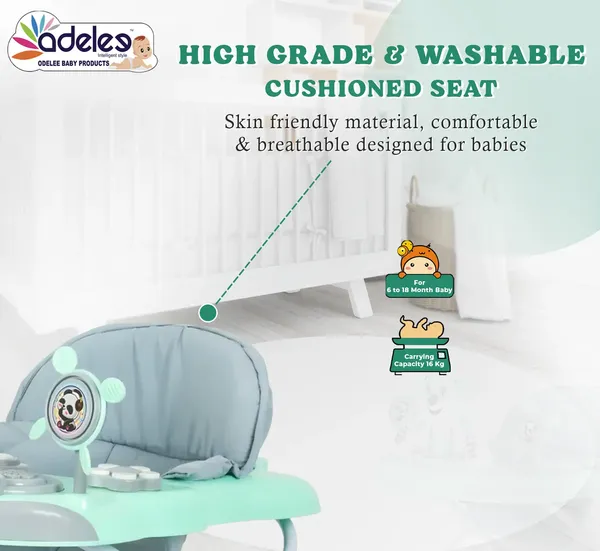 Green_Panda_Face_Baby_Musical_Activity_Walker_With_Height_Adjustable_And_Parental_Handle