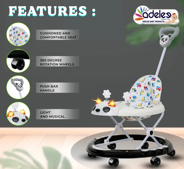 Black_&_White_Kitty_Face_Baby_Musical_Activity_Walker_With_Height_Adjustable_And_Parental_Handle