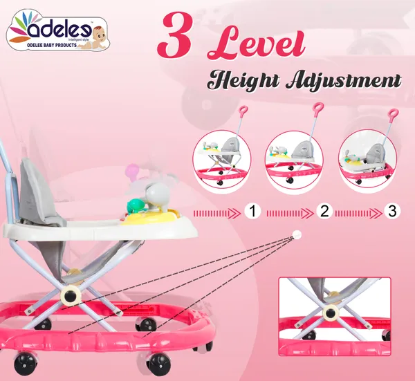 Pink_Drift_Baby_Musical_Activity_Walker_With_Height_Adjustable_And_Parental_Handle