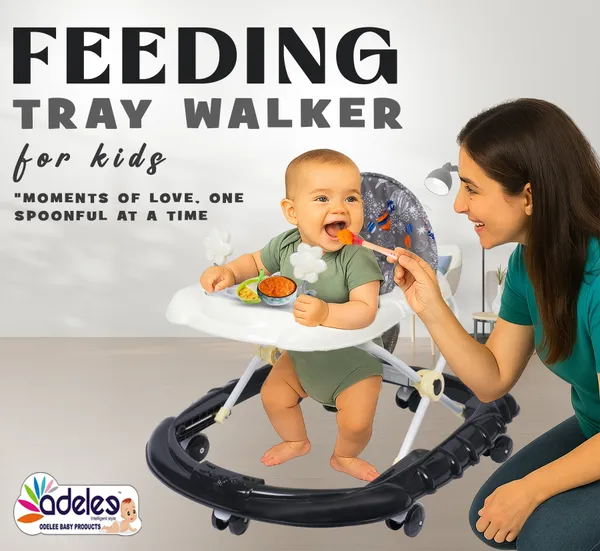 Black_&_White_Feeding_Tray_Height_Adjustable_Walker_For_Kids