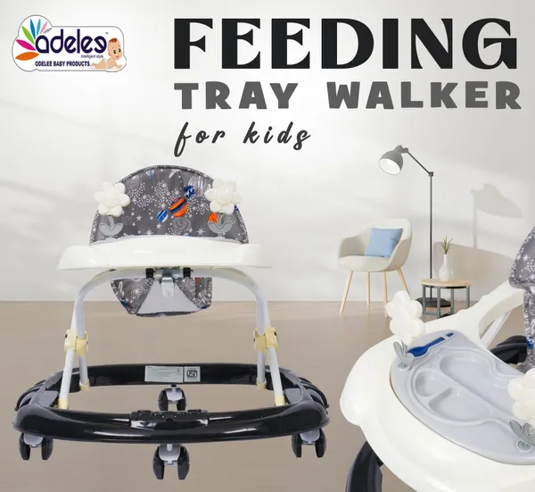 Black_&_White_Feeding_Tray_Height_Adjustable_Walker_For_Kids