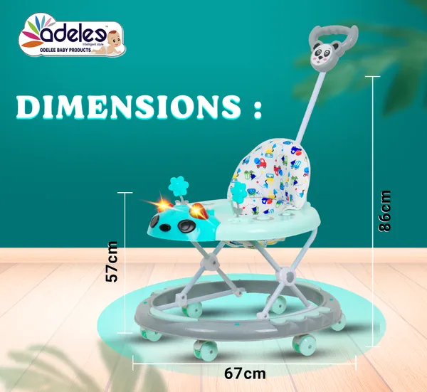 Green_Kitty_Face_Baby_Musical_Activity_Walker_With_Height_Adjustable_And_Parental_Handle