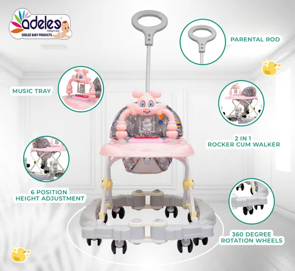 Pink_Baby_Musical_3_In_1_Rocker_Cum_Walker_With_Height_Adjustable_And_Parental_Handle