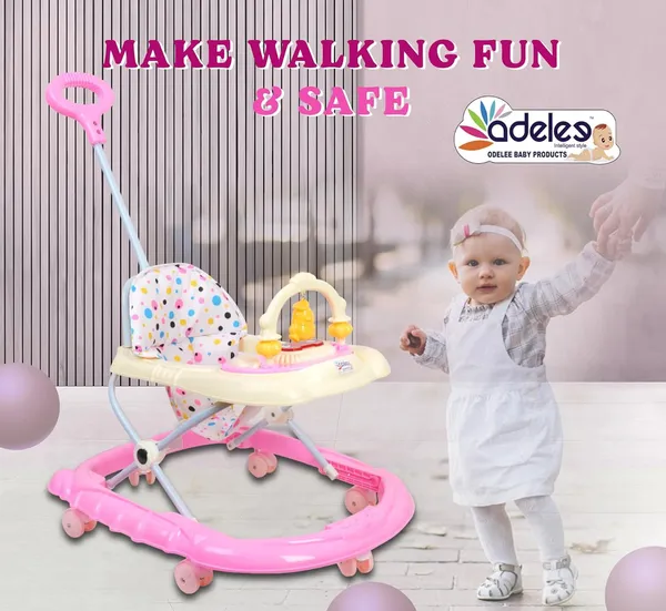 Pink_Jerry_Baby_Musical_Activity_Walker_With_Height_Adjustable_And_Parental_Handle