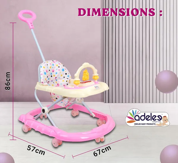 Pink_Jerry_Baby_Musical_Activity_Walker_With_Height_Adjustable_And_Parental_Handle
