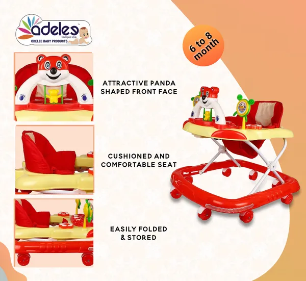 Red_Baby_Musical_Activity_Walker_With_Height_Adjustable_For_Kids