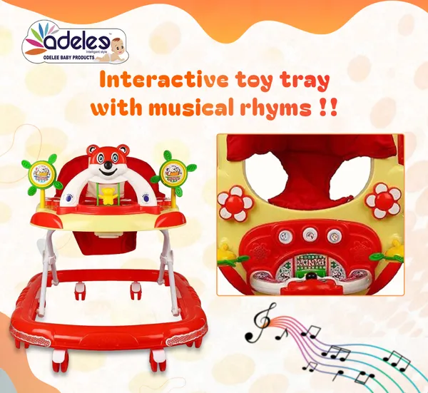 Red_Baby_Musical_Activity_Walker_With_Height_Adjustable_For_Kids