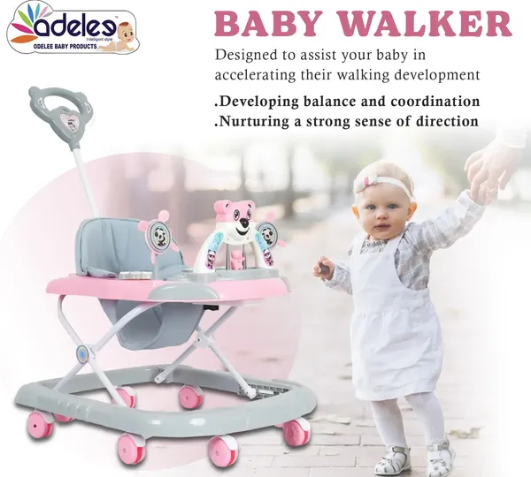 Pink_Panda_Face_Baby_Musical_Activity_Walker_With_Height_Adjustable_And_Parental_Handle