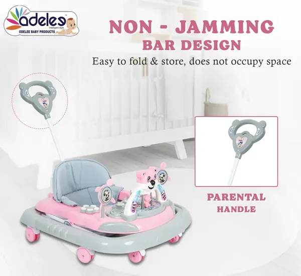 Pink_Panda_Face_Baby_Musical_Activity_Walker_With_Height_Adjustable_And_Parental_Handle