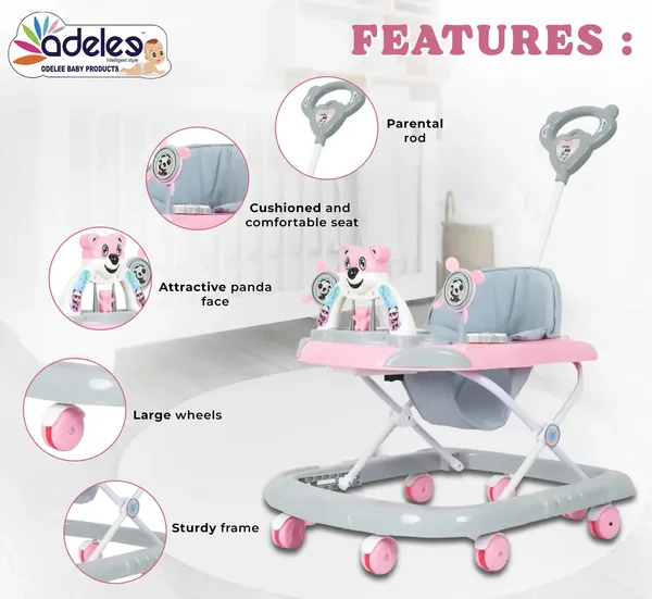 Pink_Panda_Face_Baby_Musical_Activity_Walker_With_Height_Adjustable_And_Parental_Handle