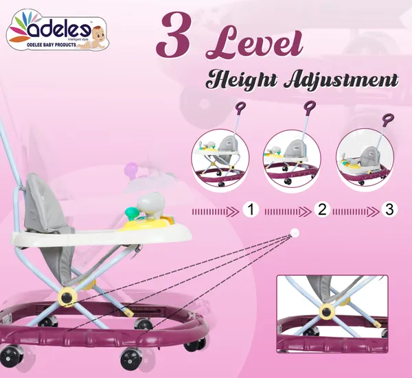 Pink_Drift_Baby_Musical_Activity_Walker_With_Height_Adjustable_And_Parental_Handle