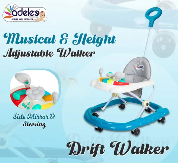 Green_Drift_Baby_Musical_Activity_Walker_With_Height_Adjustable_And_Parental_Handle