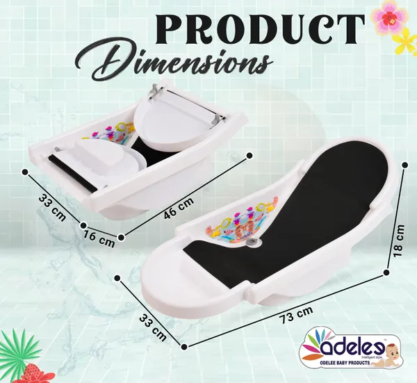 Black_&_White_Baby_Bath_Tub_For_0-9_Months_Foldable_Bathtub_For_Newborn_Baby_Bathing_Tub_With_Smooth_Edges_Anti-Slip_Foam_Seat_For_Body_&_Head_Support,_Easy_To_Store