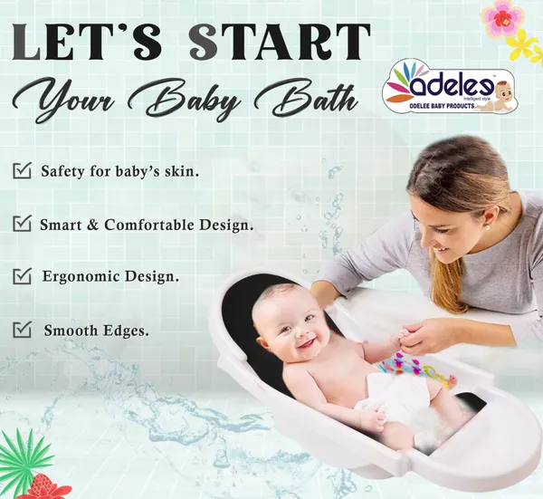 Black_&_White_Baby_Bath_Tub_For_0-9_Months_Foldable_Bathtub_For_Newborn_Baby_Bathing_Tub_With_Smooth_Edges_Anti-Slip_Foam_Seat_For_Body_&_Head_Support,_Easy_To_Store