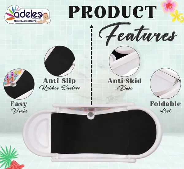 Black_&_White_Baby_Bath_Tub_For_0-9_Months_Foldable_Bathtub_For_Newborn_Baby_Bathing_Tub_With_Smooth_Edges_Anti-Slip_Foam_Seat_For_Body_&_Head_Support,_Easy_To_Store
