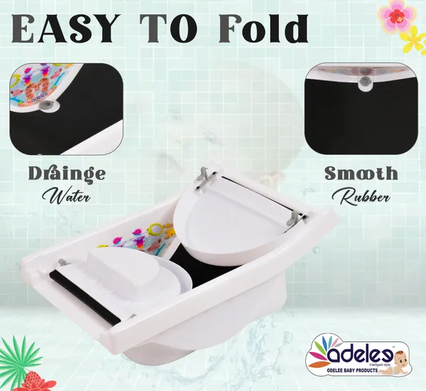 Black_&_White_Baby_Bath_Tub_For_0-9_Months_Foldable_Bathtub_For_Newborn_Baby_Bathing_Tub_With_Smooth_Edges_Anti-Slip_Foam_Seat_For_Body_&_Head_Support,_Easy_To_Store