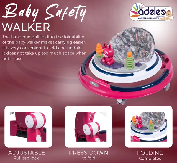 Red_Baby_Musical_Activity_Walker_With_Height_Adjustable_For_Kids