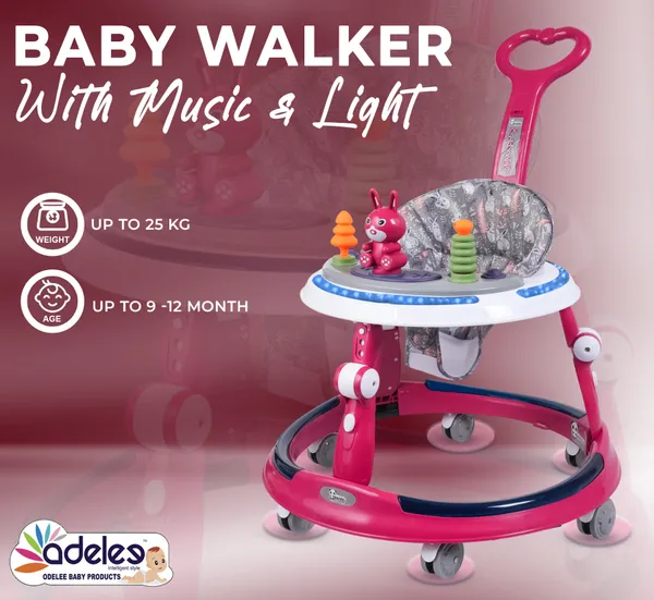Red_Baby_Musical_Activity_Walker_With_Height_Adjustable_For_Kids
