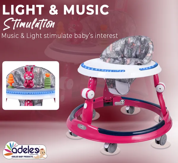 Red_Baby_Musical_Activity_Walker_With_Height_Adjustable_For_Kids