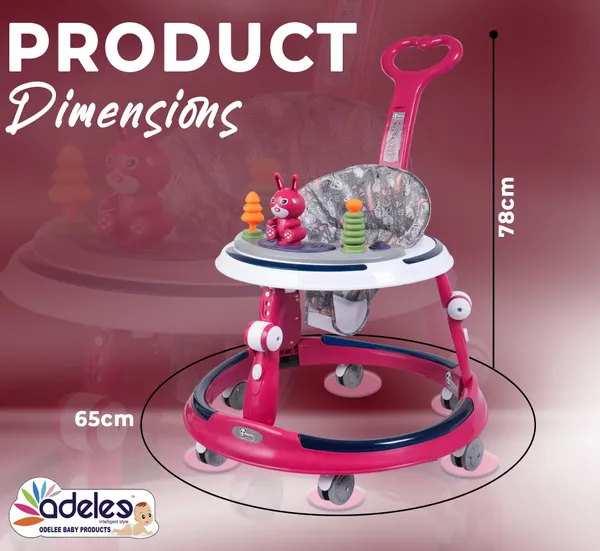 Red_Baby_Musical_Activity_Walker_With_Height_Adjustable_For_Kids