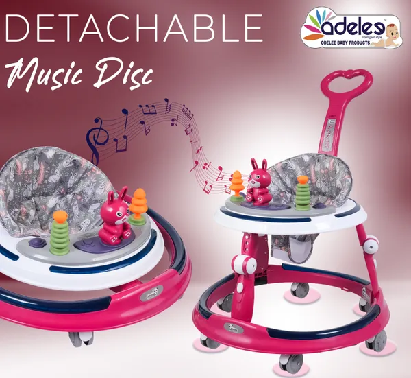 Red_Baby_Musical_Activity_Walker_With_Height_Adjustable_For_Kids