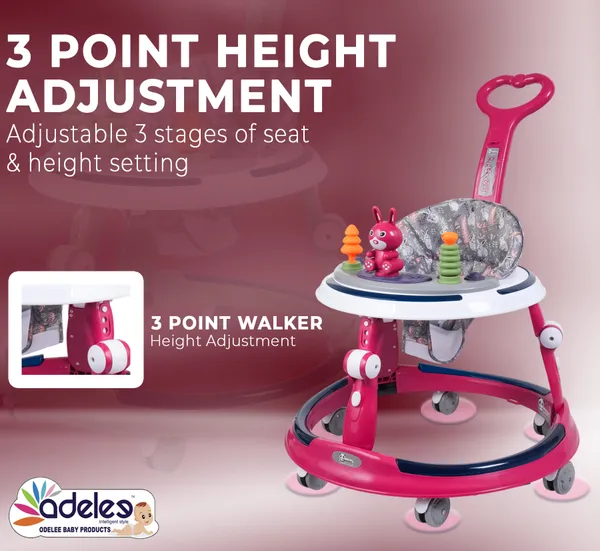 Red_Baby_Musical_Activity_Walker_With_Height_Adjustable_For_Kids