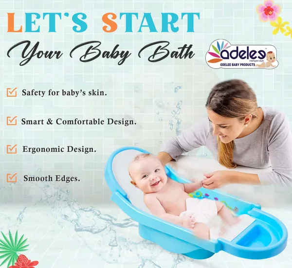 Multicolor_Baby_Bath_Tub_For_0-9_Months_Foldable_Bathtub_For_Newborn_Baby_Bathing_Tub_With_Smooth_Edges_Anti-Slip_Foam_Seat_For_Body_&_Head_Support,_Easy_To_Store