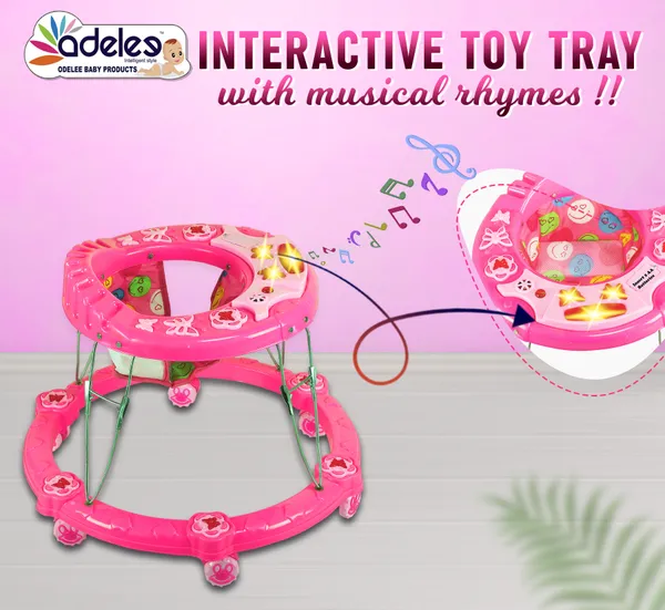 Pink_Butterfly_Musical_Activity_Round_Walker_For_Kids