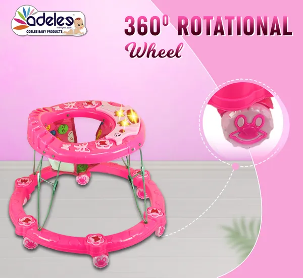 Pink_Butterfly_Musical_Activity_Round_Walker_For_Kids