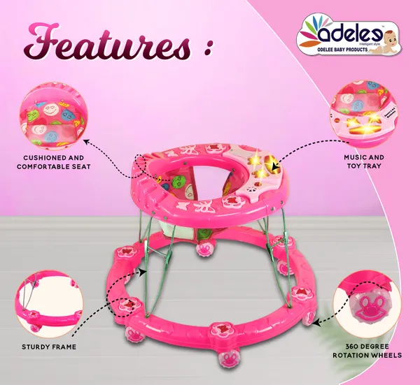 Pink_Butterfly_Musical_Activity_Round_Walker_For_Kids