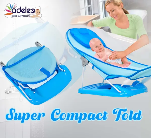 Blue_Newborn_Baby_Bather_|_Bath_Chair_For_Newborns_And_Infants_0-12_Months_|_Foldable_|_3_Position_Adjustable_Chair_|_Anti_Skid_Base_|_Washable_Soft_Mesh_Seat_|_For_Babies_Upto_5Kg