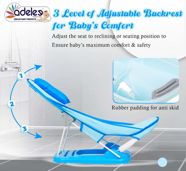 Blue_Newborn_Baby_Bather_|_Bath_Chair_For_Newborns_And_Infants_0-12_Months_|_Foldable_|_3_Position_Adjustable_Chair_|_Anti_Skid_Base_|_Washable_Soft_Mesh_Seat_|_For_Babies_Upto_5Kg