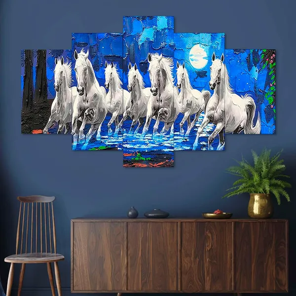 Multicolour_Set_Of_Five_Mdf_Framed_3D_Wall_Painting_For_Home_Decoration,_Big_Size_Painting_For_Living_Room,_Bedroom_(17X30_Inches)