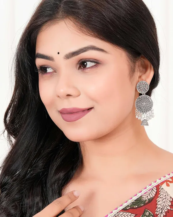 Jewellery_Earrings_for_Women_Oxidised_Silver_Jhumka_earrings_for_Girls_and_Women_E-12