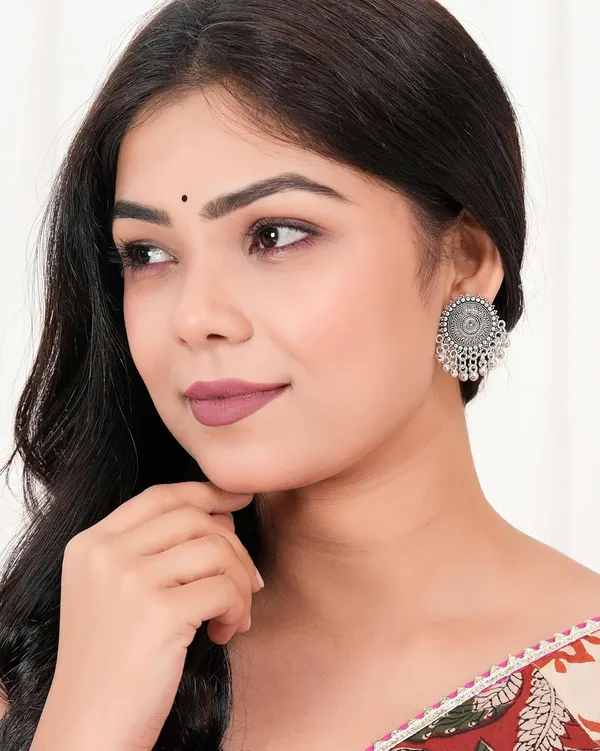 Jewellery_Earrings_for_Women_Oxidised_Silver_Jhumka_earrings_for_Girls_and_Women_E-14
