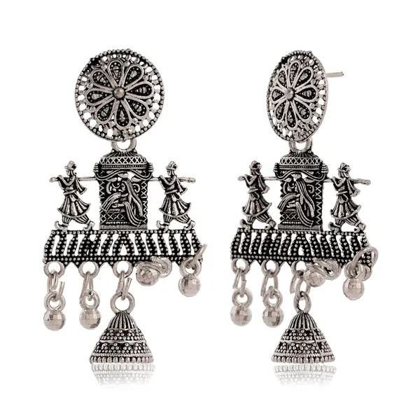 Jewellery_Earrings_for_Women_Oxidised_Silver_Jhumka_earrings_for_Girls_and_Women_E-2