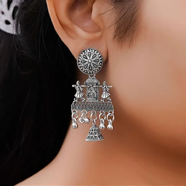 Jewellery_Earrings_for_Women_Oxidised_Silver_Jhumka_earrings_for_Girls_and_Women_E-2