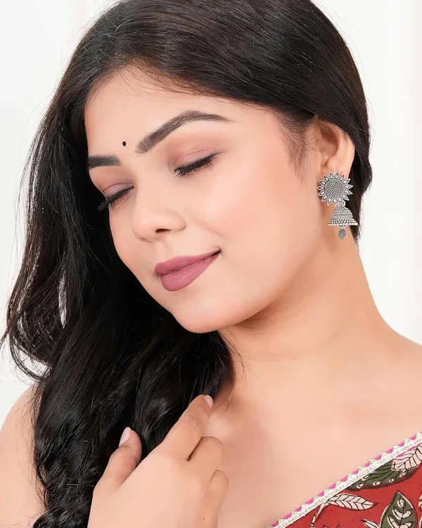 Jewellery_Earrings_for_Women_Oxidised_Silver_Jhumka_earrings_for_Girls_and_Women_E-19