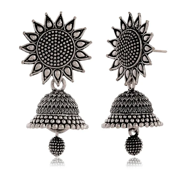 Jewellery_Earrings_for_Women_Oxidised_Silver_Jhumka_earrings_for_Girls_and_Women_E-19