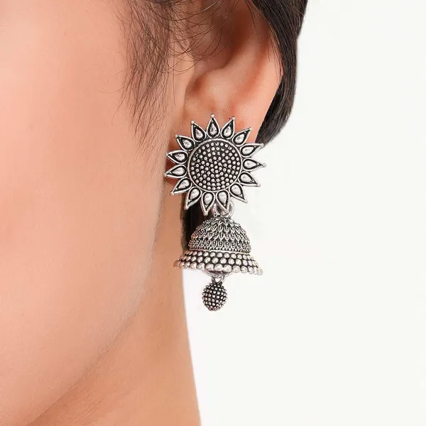 Jewellery_Earrings_for_Women_Oxidised_Silver_Jhumka_earrings_for_Girls_and_Women_E-19