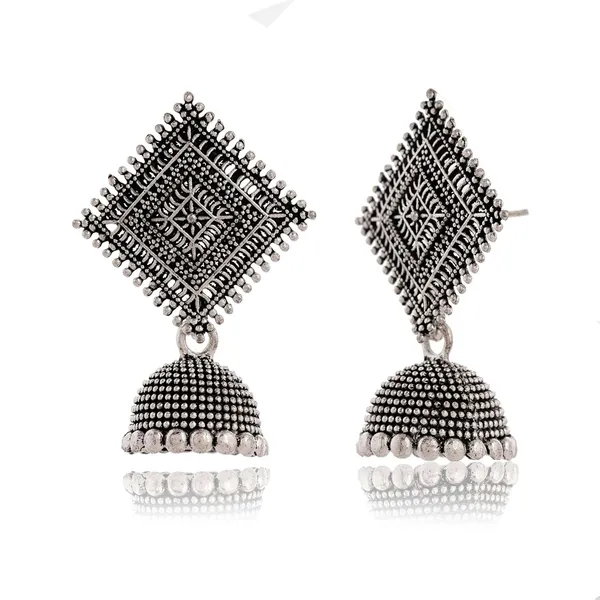 Jewellery_Earrings_for_Women_Oxidised_Silver_Jhumka_earrings_for_Girls_and_Women_E-23