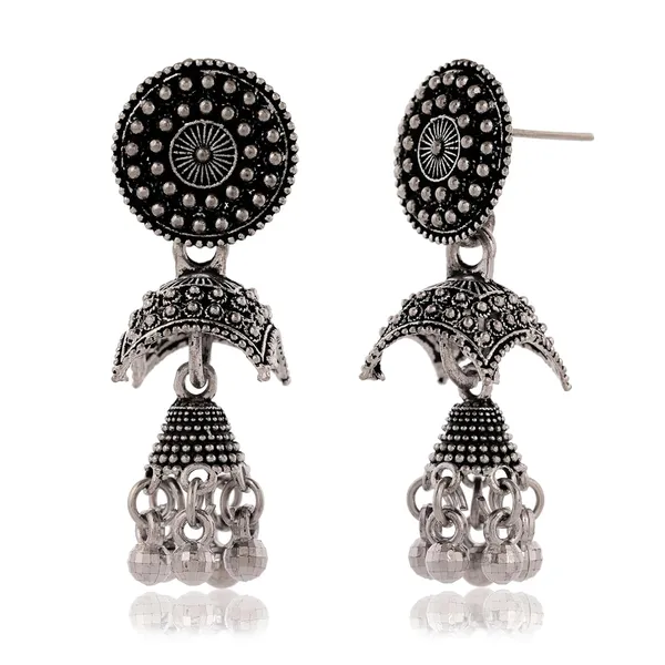Jewellery_Earrings_for_Women_Oxidised_Silver_Jhumka_earrings_for_Girls_and_Women_E-24