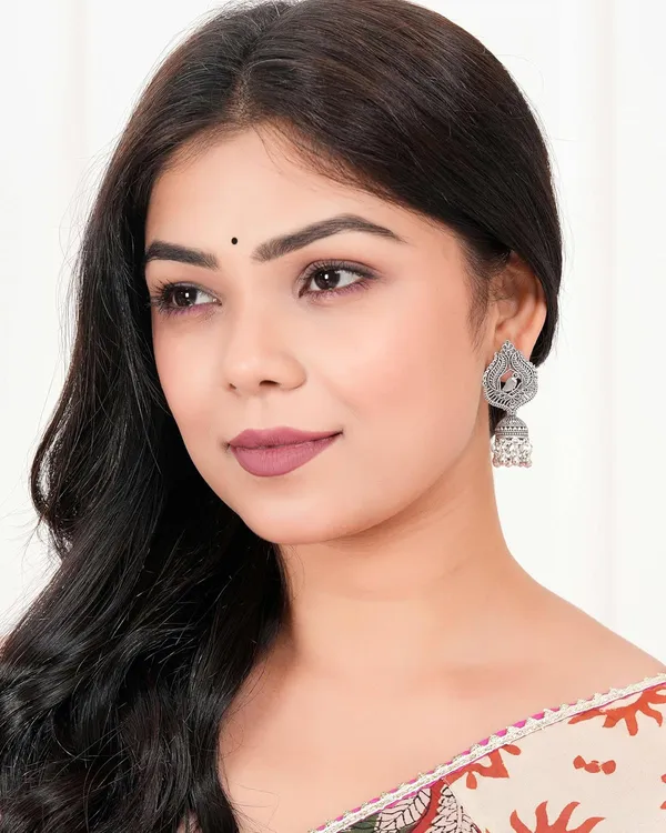 Jewellery_Earrings_for_Women_Oxidised_Silver_Jhumka_earrings_for_Girls_and_Women_E-4