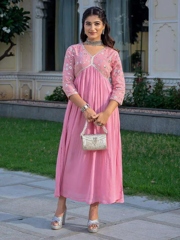 Black_Cotton_Embroidery_Straight_Kurti_Pant_With_Dupatta_Set_For_Women