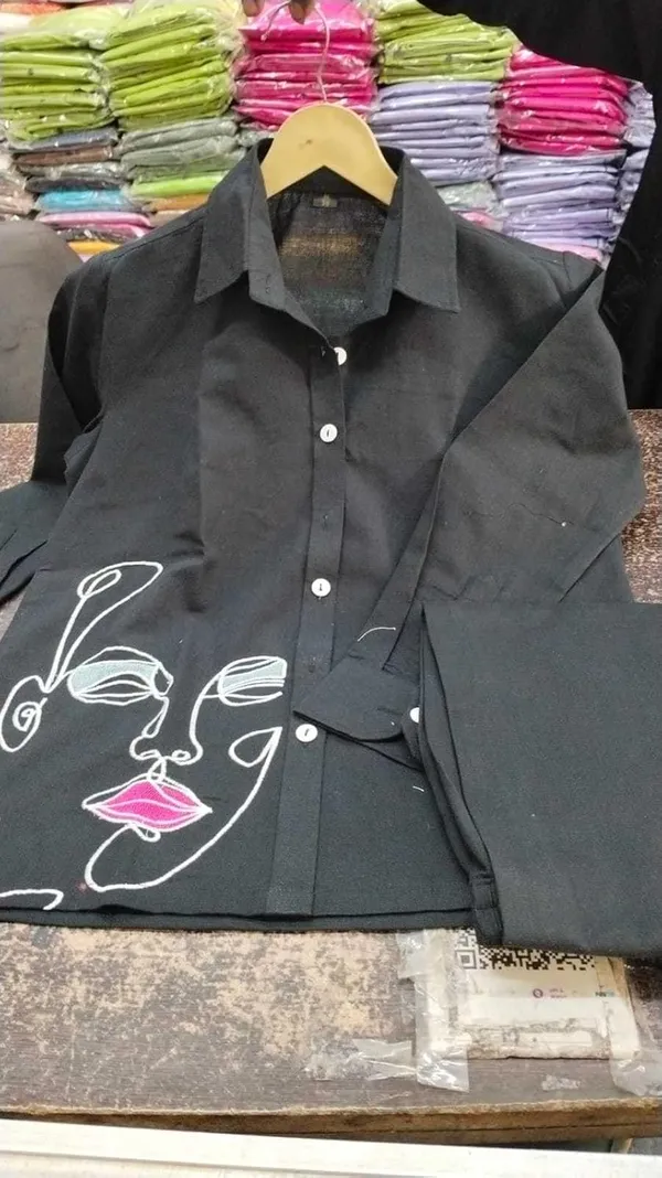 Black_Cotton_Embroidery_Straight_Kurti_Pant_With_Dupatta_Set_For_Women