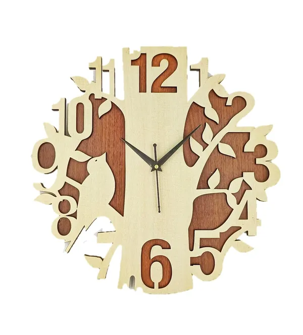 Multicolour_Wooden_Silent_Non-Ticking_Wall_Clock_Tree_Design_Wall_Clock_For_Home_Living_Room_Bedroom_Office_(12X12_Inch_Ch-Trw4)