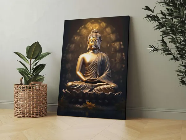 Multicolour_Buddha_Wall_Painting_For_Wall_Decoration_Canvas_Wall_Painting_For_Home_Decor,_Living_Room,_Bedroom,_Office_Hotel_(16X22_Inch_Ch-Bd1)