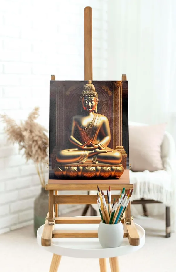 Multicolour_Buddha_Wall_Painting_For_Wall_Decoration_Canvas_Wall_Painting_For_Home_Decor,_Living_Room,_Bedroom,_Office_Hotel_(16X22_Inch_Ch-Bd3)