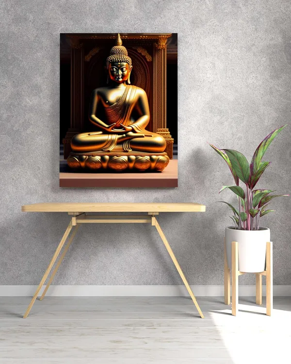 Multicolour_Buddha_Wall_Painting_For_Wall_Decoration_Canvas_Wall_Painting_For_Home_Decor,_Living_Room,_Bedroom,_Office_Hotel_(16X22_Inch_Ch-Bd3)